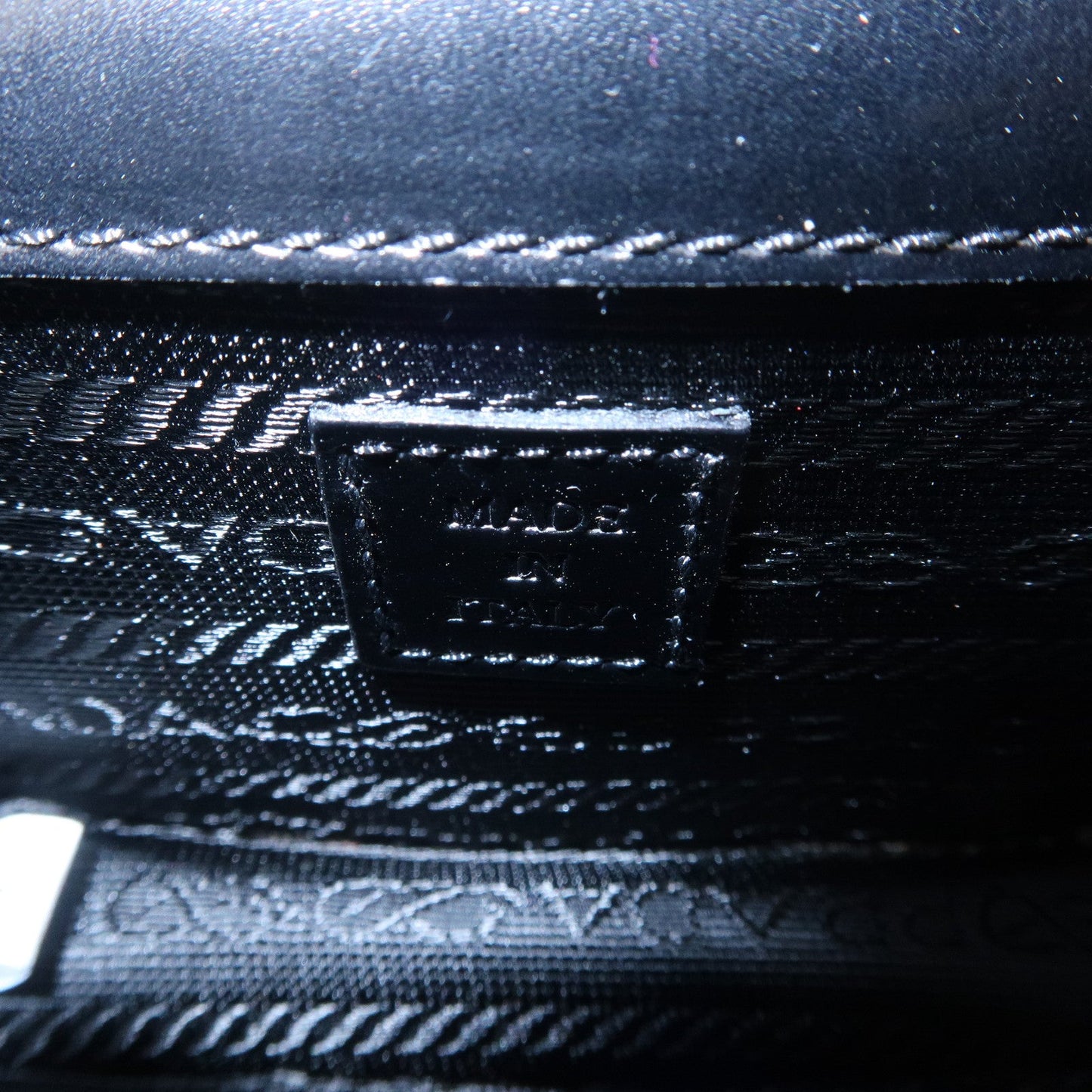 Prada Logo Leather Shoulder Bag Crossbody Bag Light Blue【Pre-order】