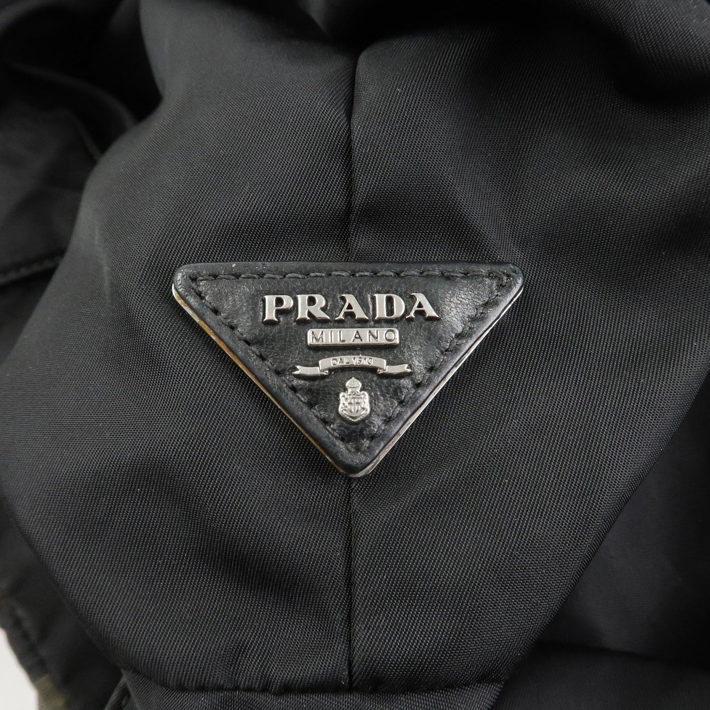Prada Triangle Logo Nylon 2Way Hand Shoulder Bag Black Khaki BN1959【Pre-order】
