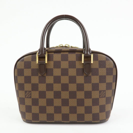 Louis Vuitton Saleya Mini Damier Ebene Canvas Leather Hand Bag【Pre-order】