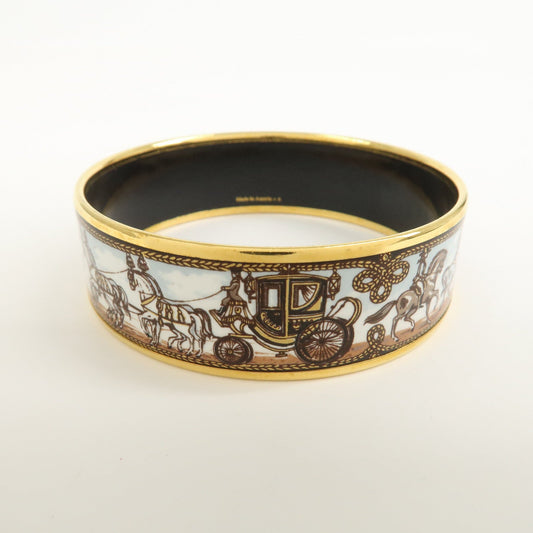 Hermes Email GM Gold Plated Bangle Bracelet【Pre-order】