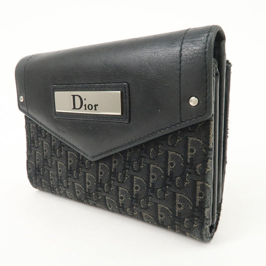 Christian Dior Trotter Leather Canvas Tri-Hold Wallet【Pre-order】