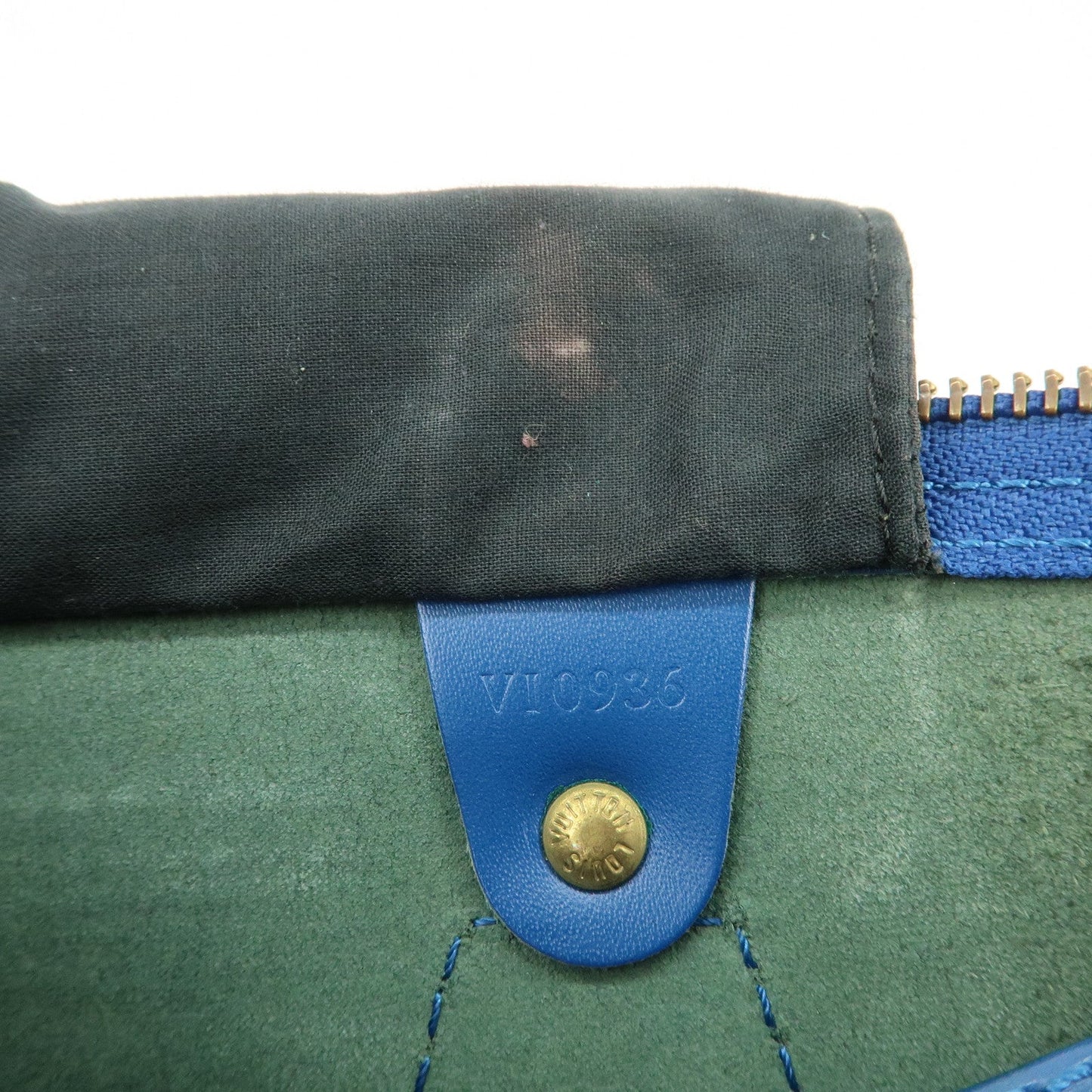Louis Vuitton Epi Speedy 30 Hand Bag Boston Bag Toledo Blue M43005【Pre-order】