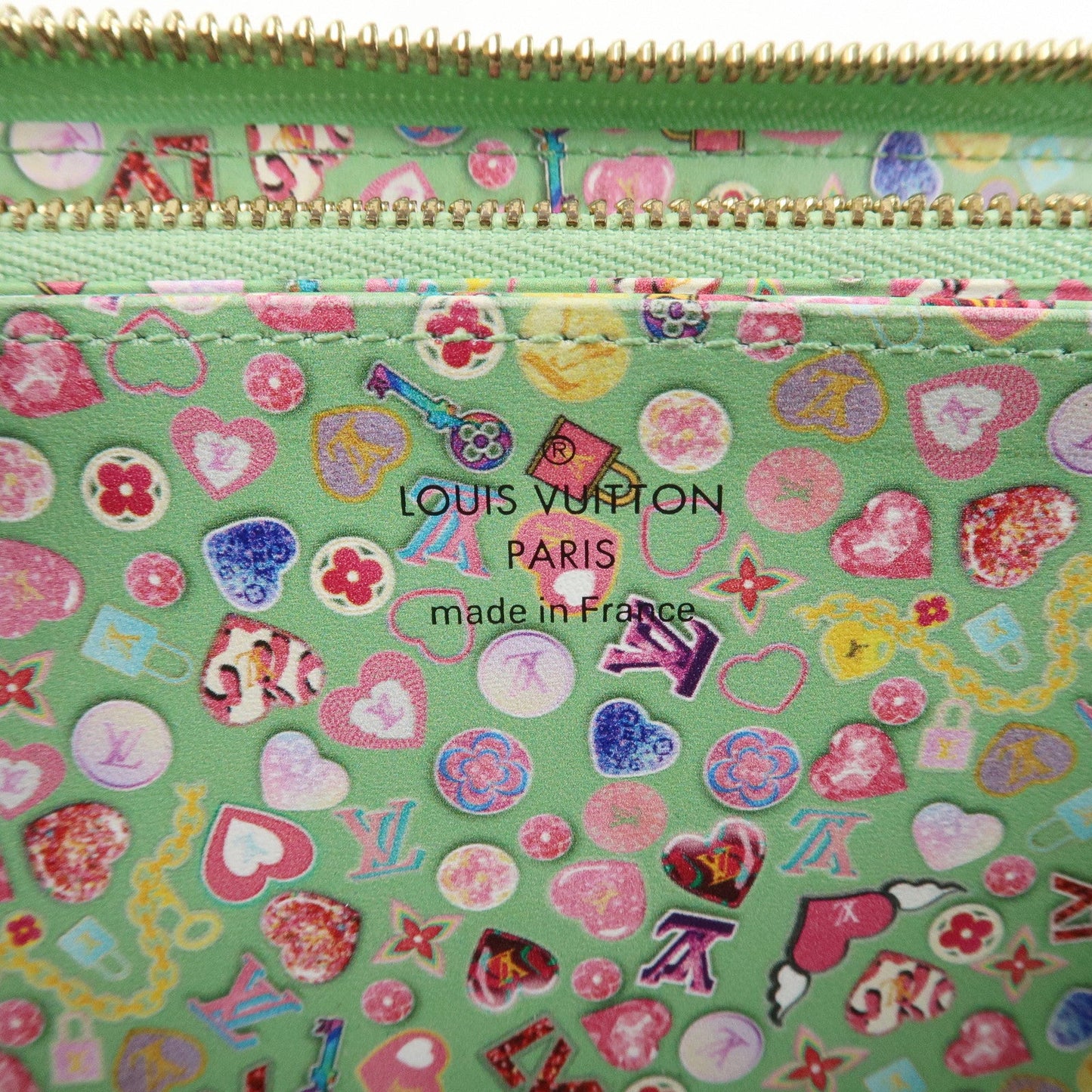 Louis Vuitton Monogram Vernis Zippy Wallet Gummy Apple M82065【Pre-order】