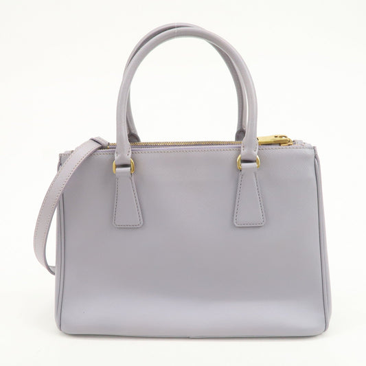Prada Traingle Logo Galleria 2Way Shoulder Hand Bag Lavender 1BA863【Pre-order】