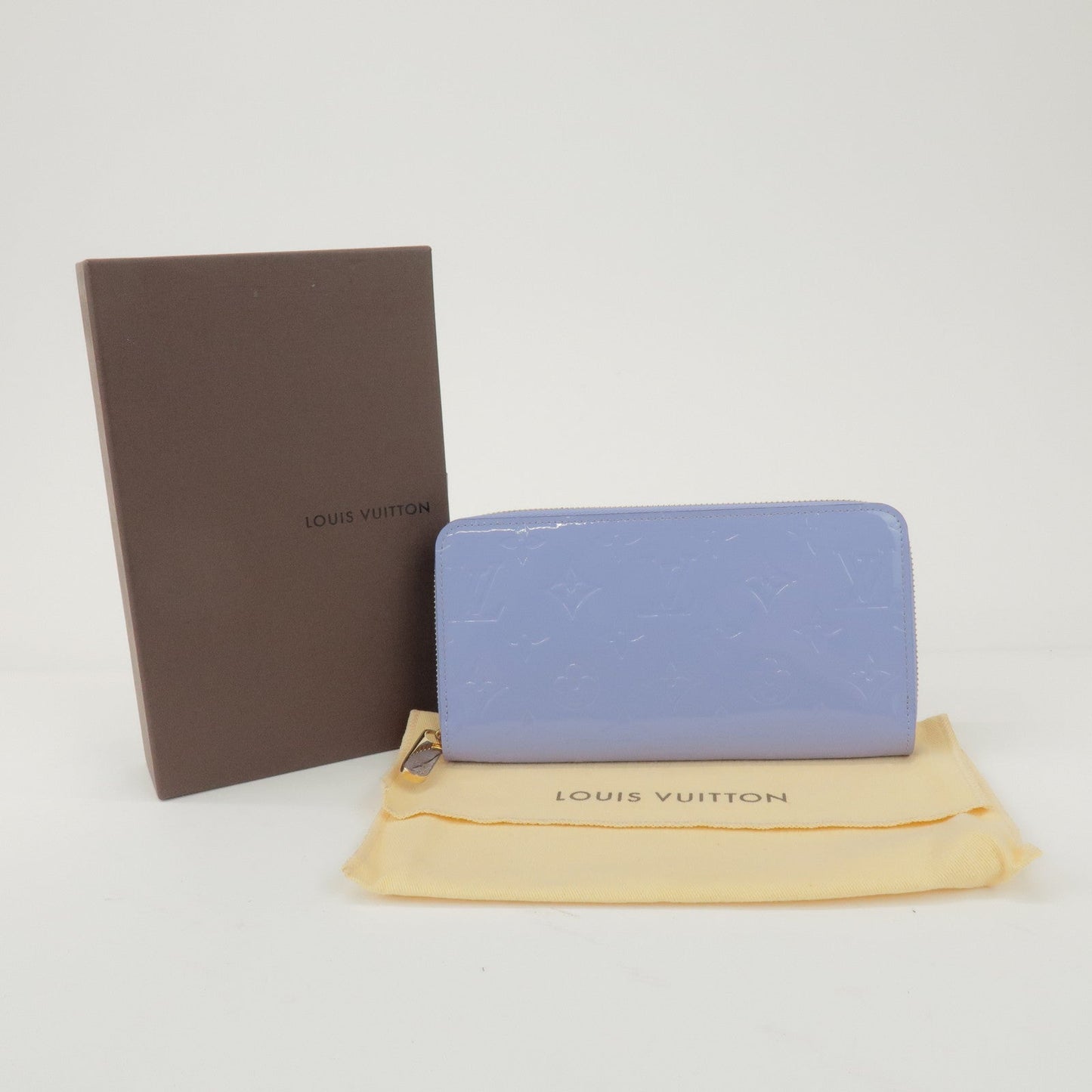 Louis Vuitton Monogram Vernis Round Zippy Wallet Lilas M90141【Pre-order】