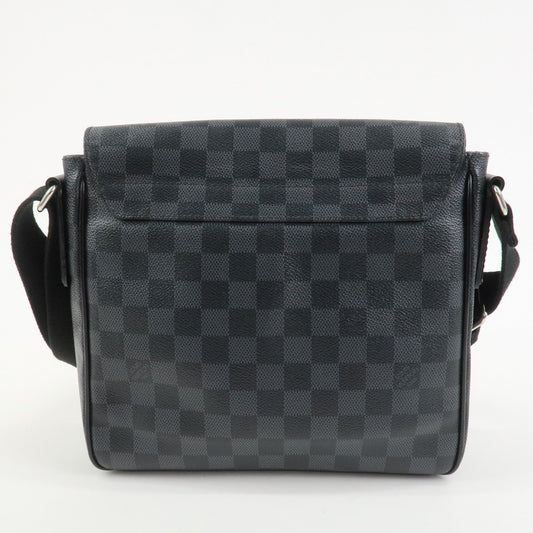 Louis Vuitton Damier Graphite District PM Shoulder Bag Noir N41260【Pre-order】