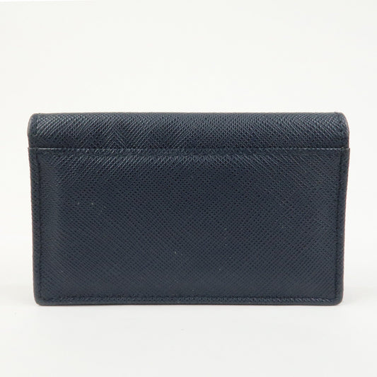 Prada Saffiano Leather Card Case Card Holder Navy 2MC122【Pre-order】