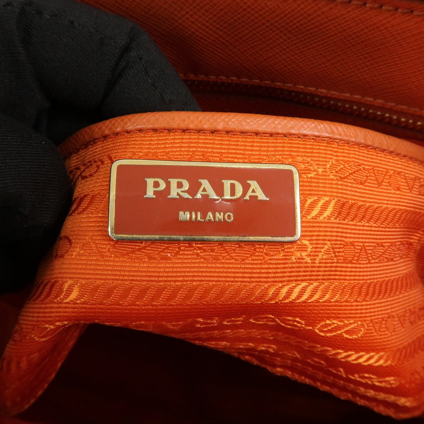 Prada Galleria Saffiano Leather 2Way Bag Orange 1BA274【Pre-order】