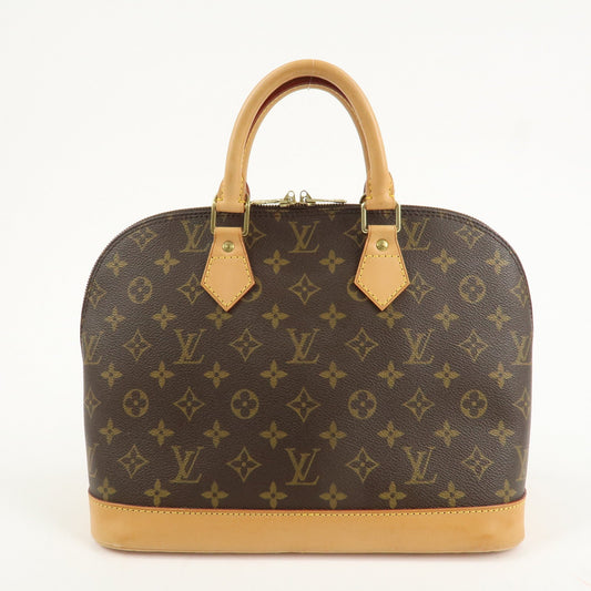 Louis Vuitton Monogram Canvas Alma Hand Bag Brown M51130 Used【Pre-order】