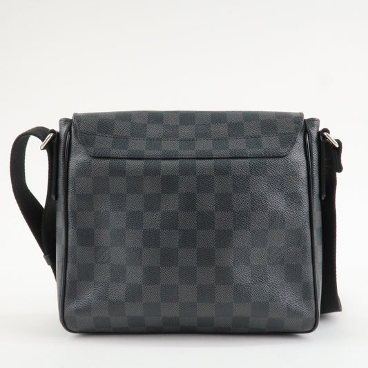 Louis Vuitton Damier Graphite District PM Shoulder Bag Black N41260【Pre-order】