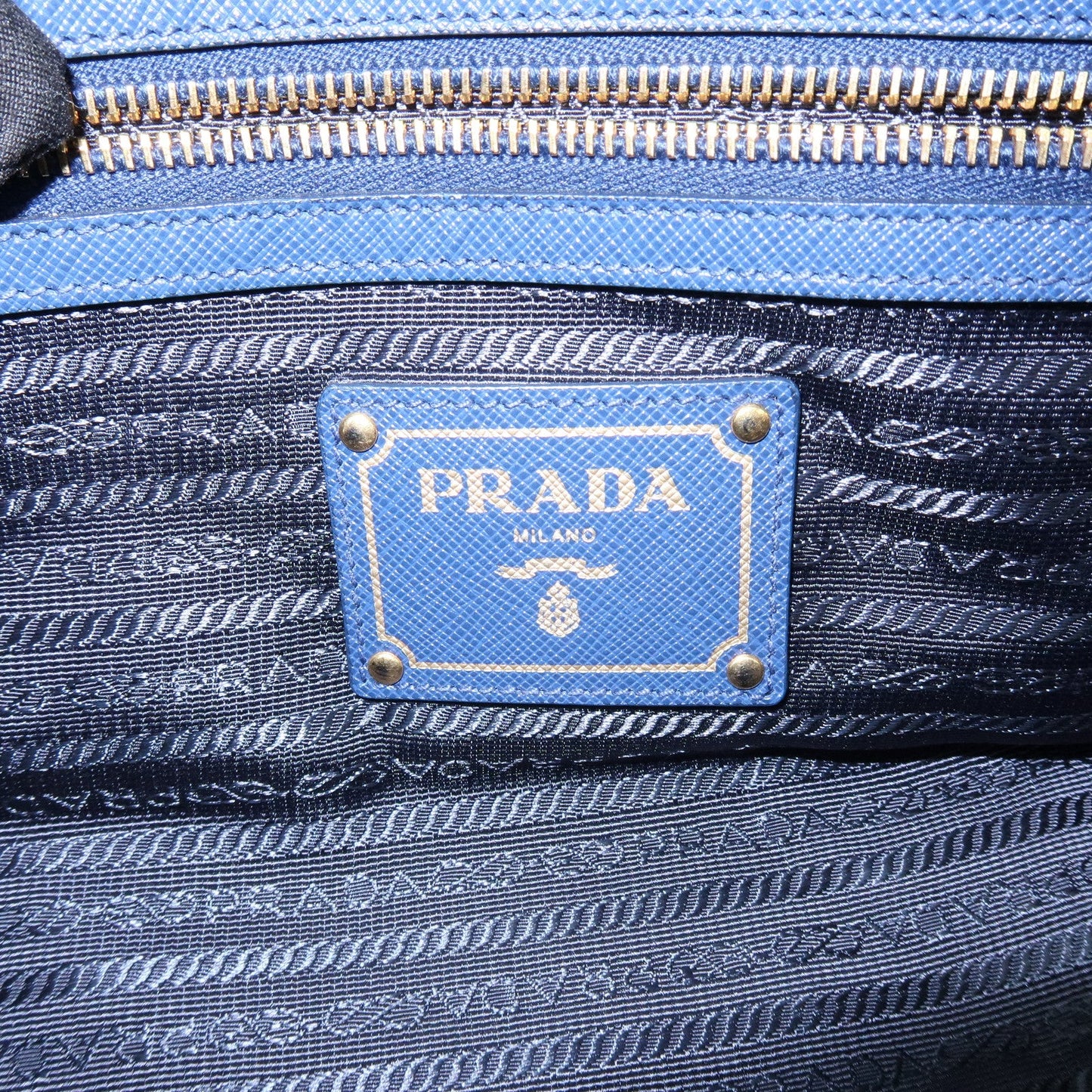 Prada Triangle Logo 2Way Bag Hand Bag Shoulder Bag Blue Green【Pre-order】