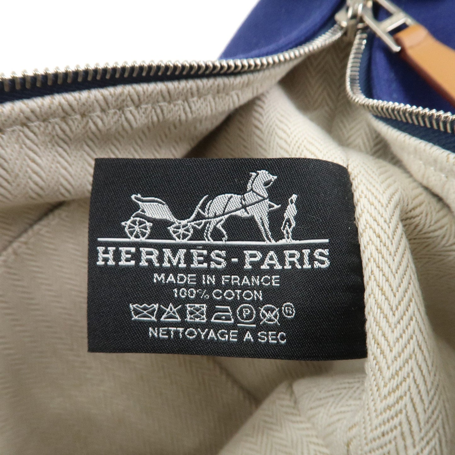 Hermes Bride A Brac PM Canvas Leather Hand Bag Pouch【Pre-order】