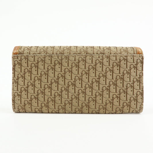Christian Dior Trotter Street Chic Canvas Leather Long Wallet【Pre-order】