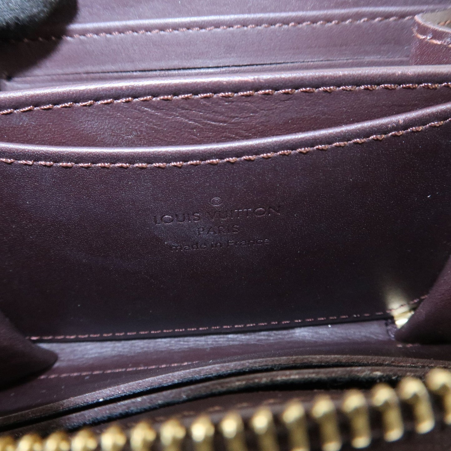 Louis Vuitton Monogram Vernis Zippy Coin Purse Amarante M93607【Pre-order】