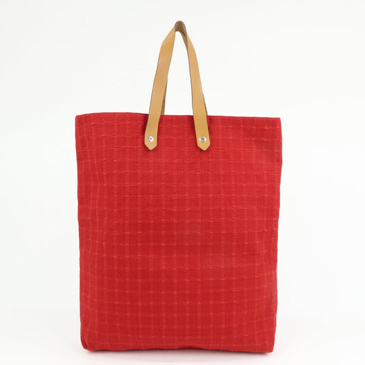 Hermes Amedaba GM Canvas Leather Tote Bag Hand Bag【Pre-order】