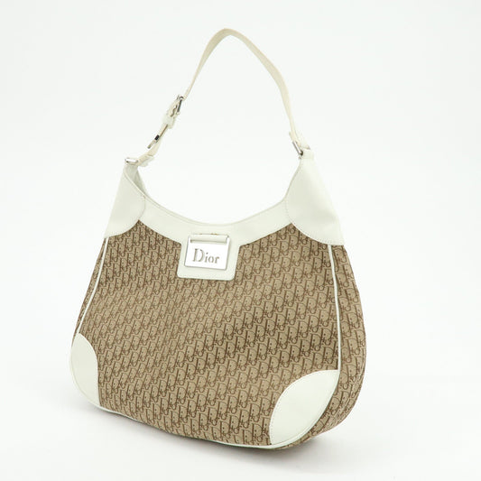 Christian Dior Trotter Jacguard Canvas Leather Shoulder Bag【Pre-order】