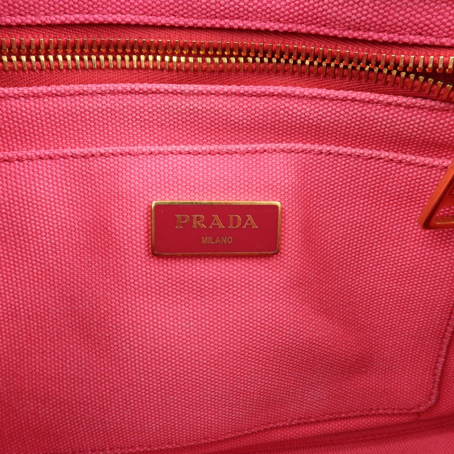 Prada Triangle Logo Canapa Mini 2Way Hand Shoulder Bag Pink B2439G【Pre-order】