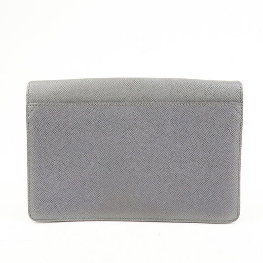 Louis Vuitton Taiga Leather Neo Belaia Clutch Bag Glacier M32683【Pre-order】