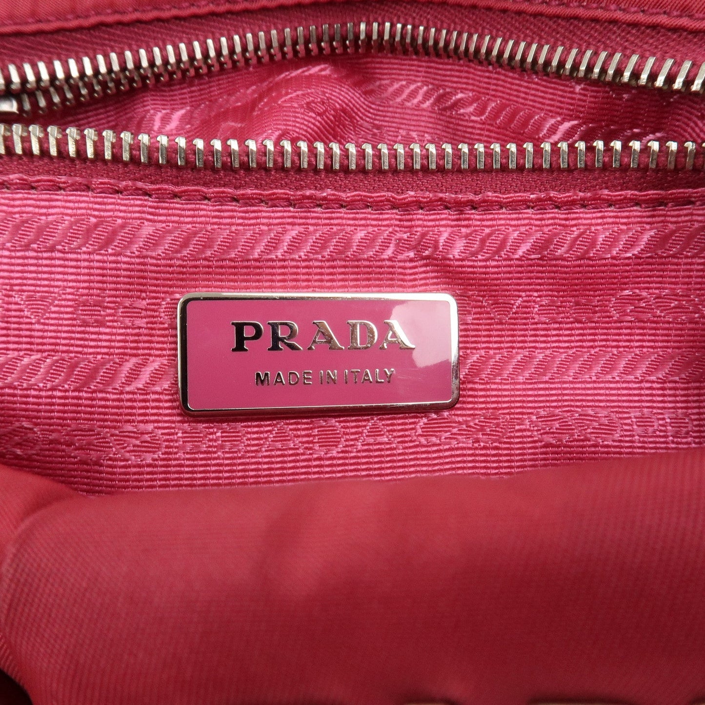 Prada Logo Nylon Leather 2Way Bag Hand Bag Shoulder Bag Pink【Pre-order】
