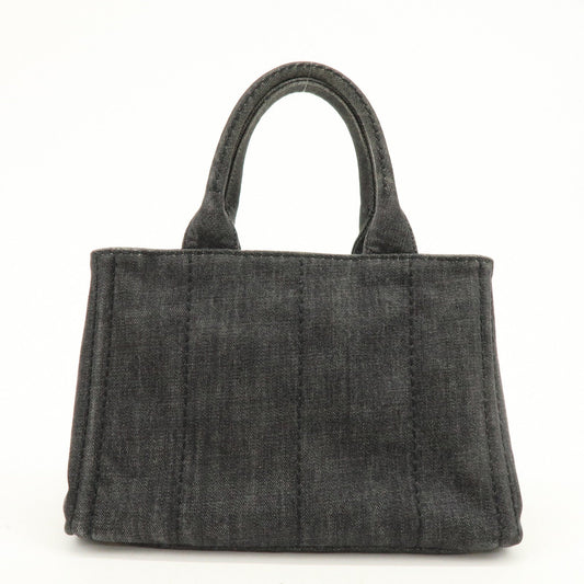 Prada Canapa Canvas 2Way Bag Hand Bag Shoulder Bag Black【Pre-order】