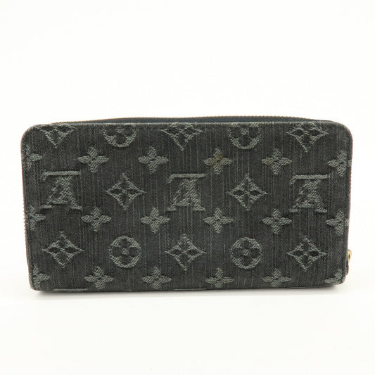 Louis Vuitton Monogram Denim Zippy Long Wallet Noir Black M95614【Pre-order】