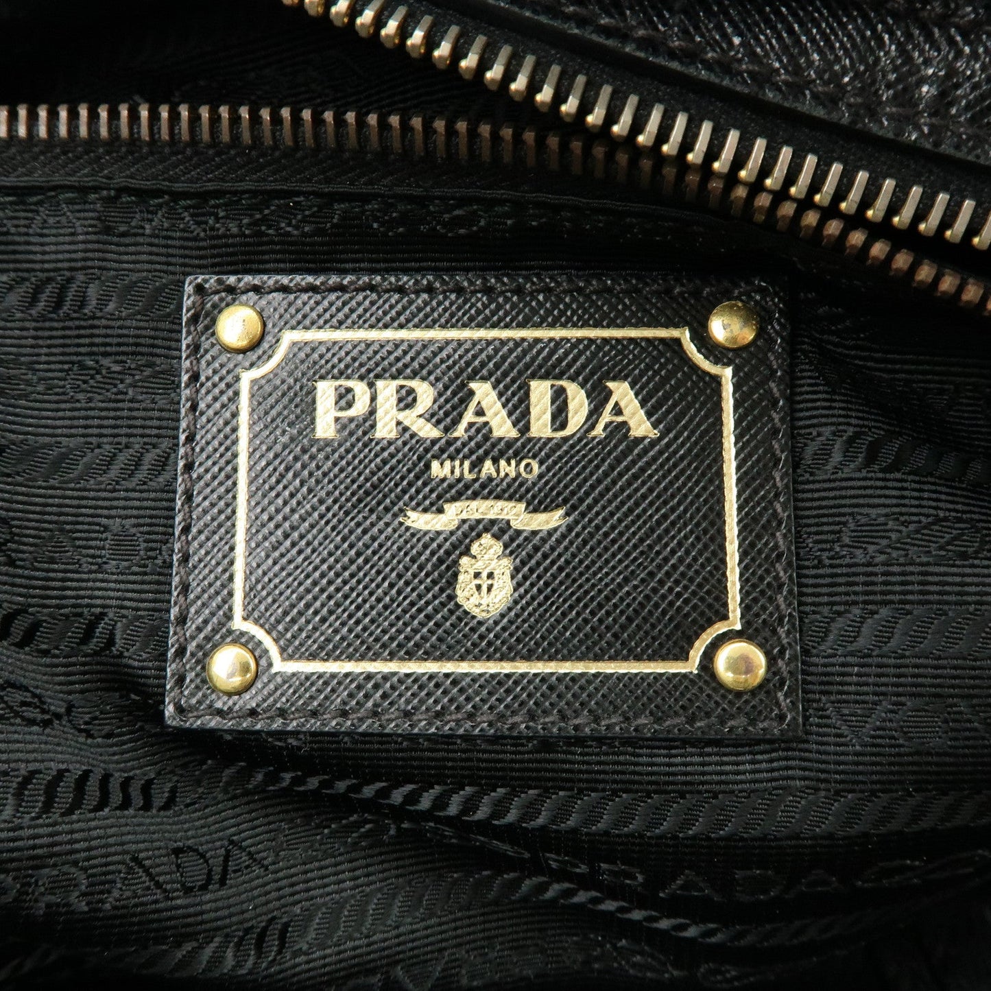 Prada Logo Nylon Leather Boston Bag Shoulder Bag Black BL0600【Pre-order】