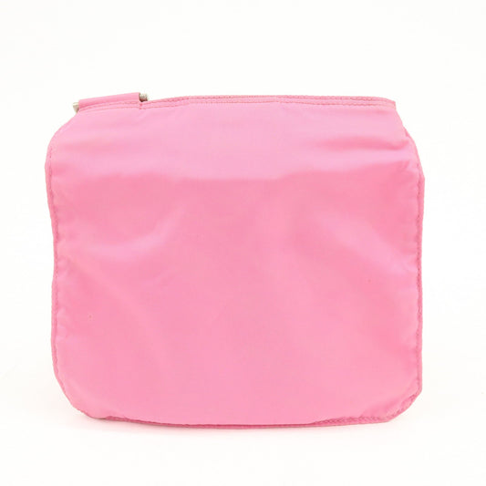 Prada Triangle Logo Nylon Shoulder Bag Crossbody Bag Pink【Pre-order】