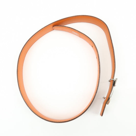 Hermes Leather H Buckle □B Stamped Reversible Constance Belt【Pre-order】