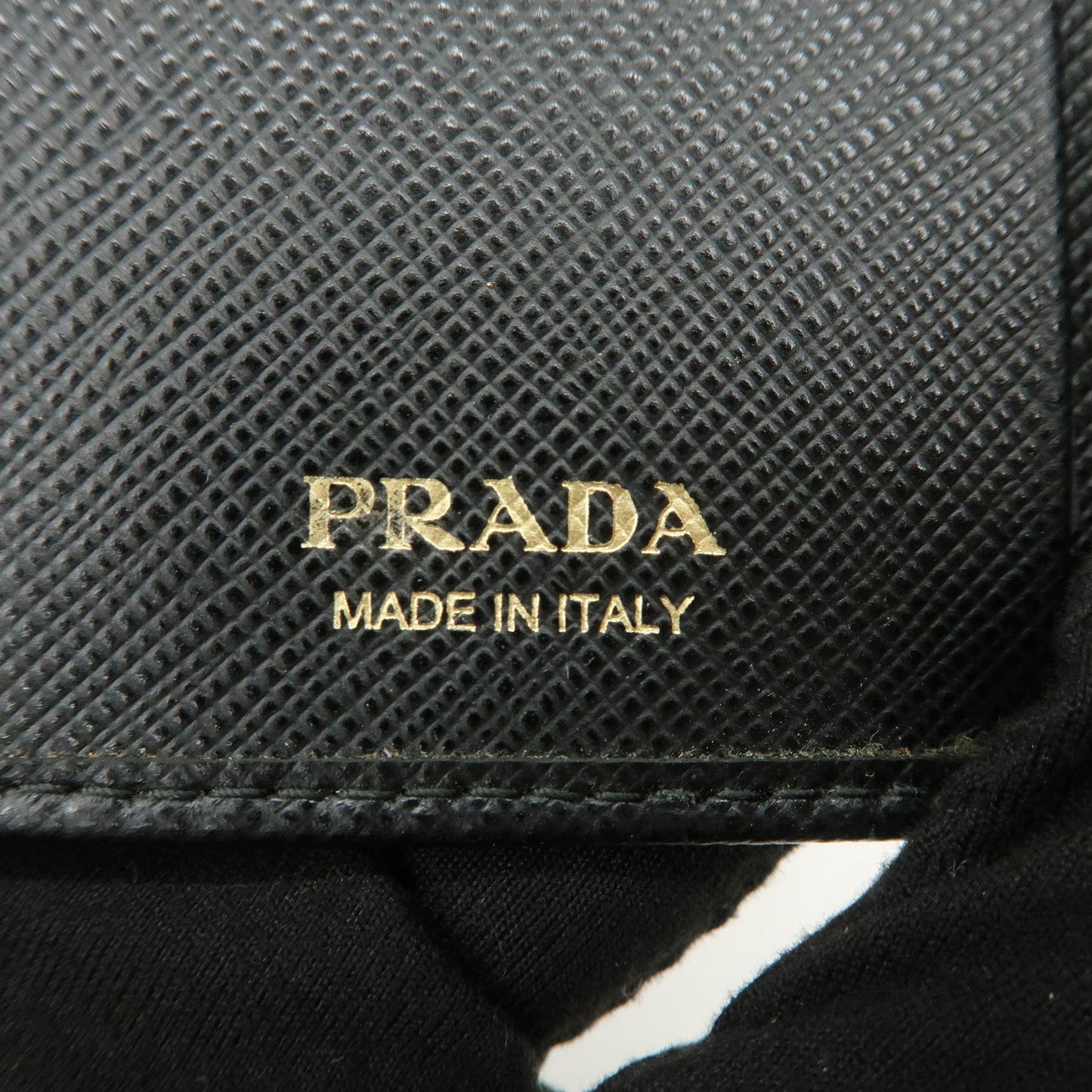 Prada Logo Leather Set Of 2 Key Chains Black Beige 1PG222/1PG004【Pre-order】