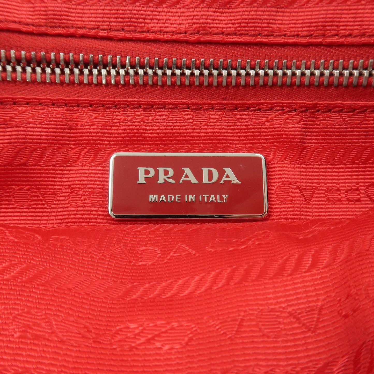 Prada Triangle Logo Nylon Saffiano Leather Shoulder Bag Red BT0436【Pre-order】