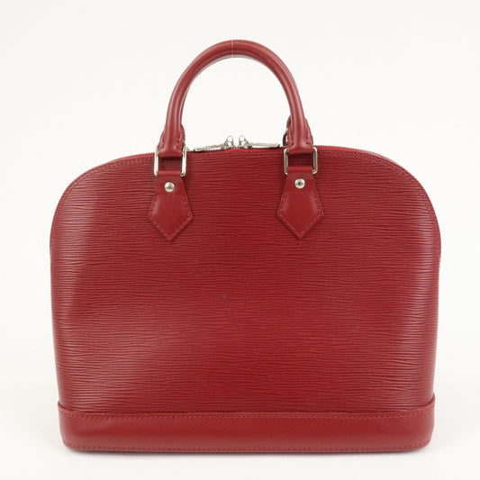 Louis Vuitton Epi Alma PM Leather Hand Bag Carmine M4058E【Pre-order】