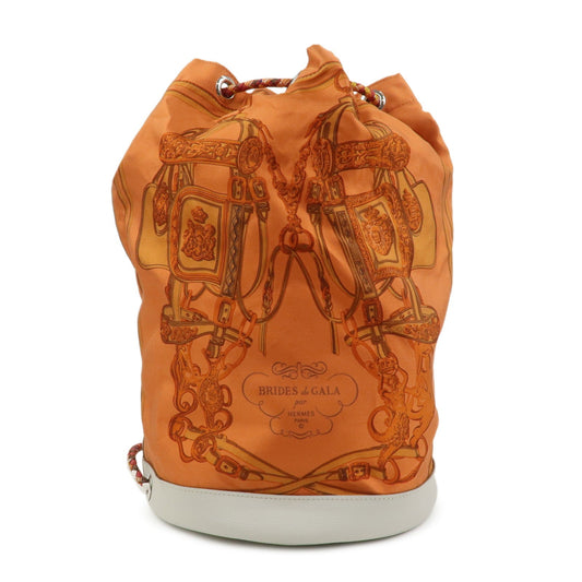 Hermes Soie Cool 22 Silk Leather Shoulder Bag Backpack【Pre-order】