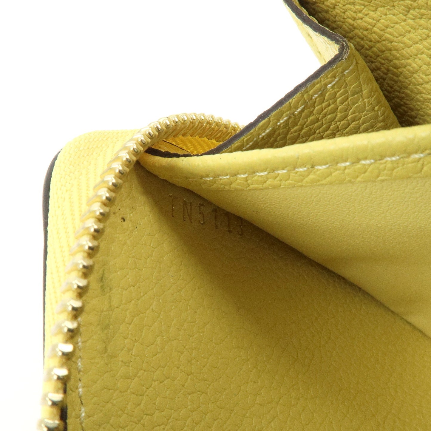 Louis Vuitton Monogram Empreinte Round Zippy Wallet Jaune M82043【Pre-order】