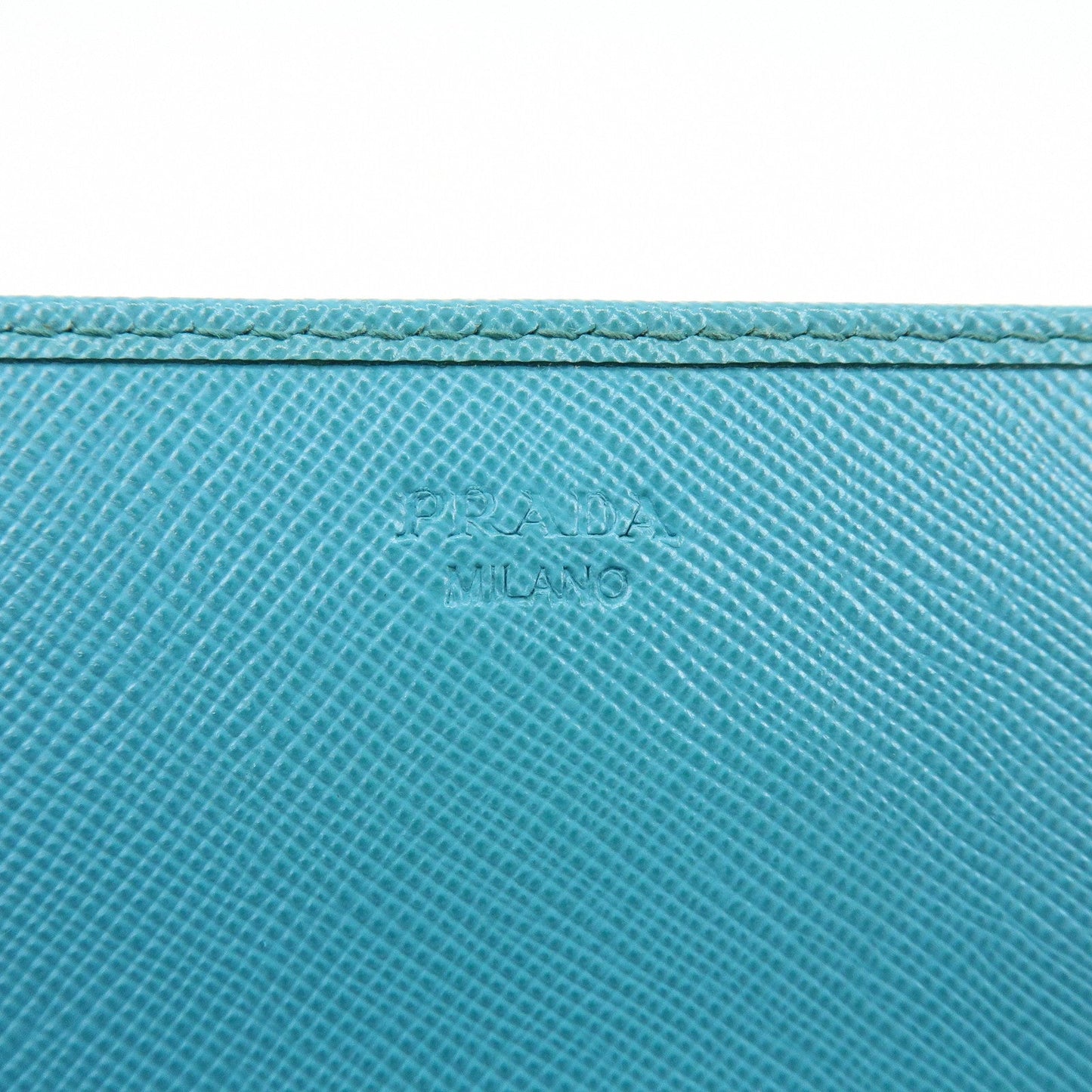 Prada Saffiano Leather Chain Wallet Shoulder Bag Blue 1M1290【Pre-order】
