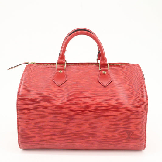Louis Vuitton Epi Leather Speedy 30 Boston Bag Castilian Red M43007【Pre-order】