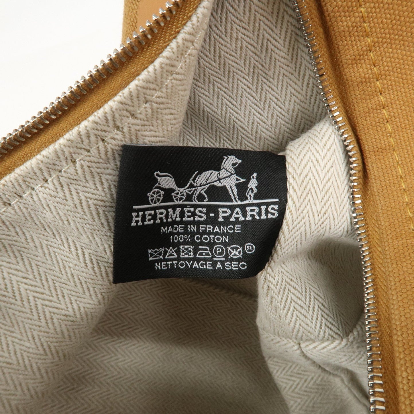 Hermes Bride A Brac GM Canvas Hand Bag Cosmetic Pouch【Pre-order】