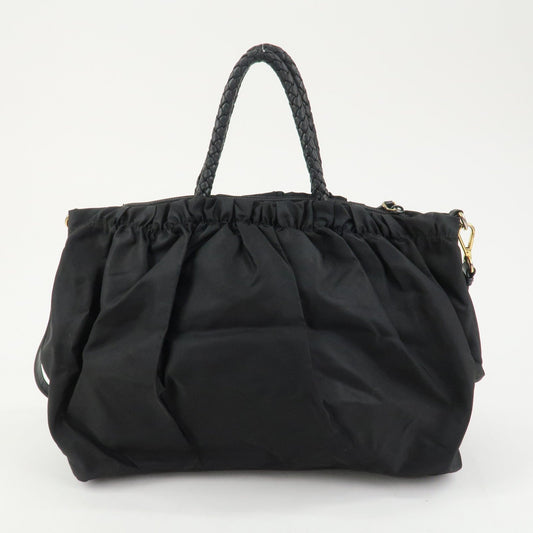 Prada Tessuto Nylon Leather 2Way Bag Tote Bag Shoulder Bag BN1845【Pre-order】