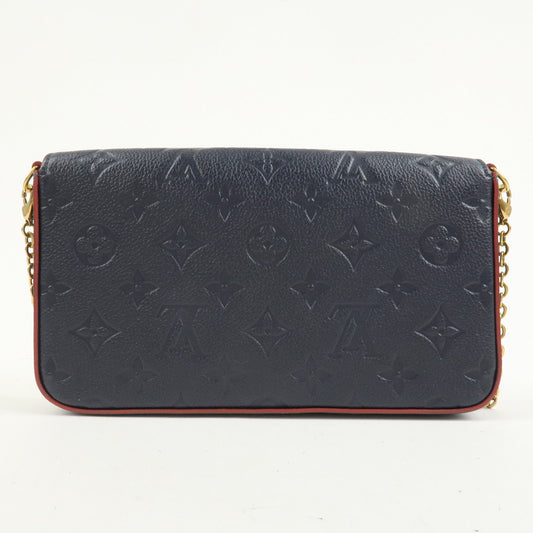 Louis Vuitton Monogram Empreinte Pochette Felicie Chain Bag M64099【Pre-order】