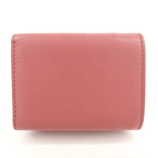 Christian Dior Logo Leather Tri-fold Small Compact Wallet【Pre-order】