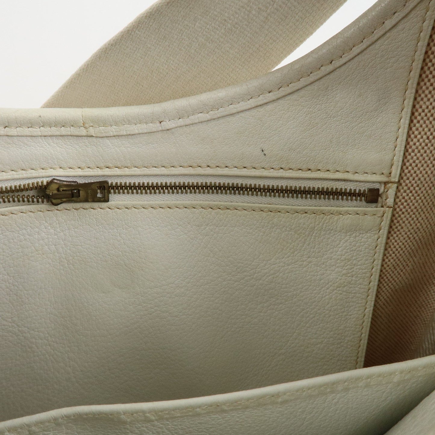 Hermes Saco Canvas Leather Shoulder Bag B Stamped【Pre-order】