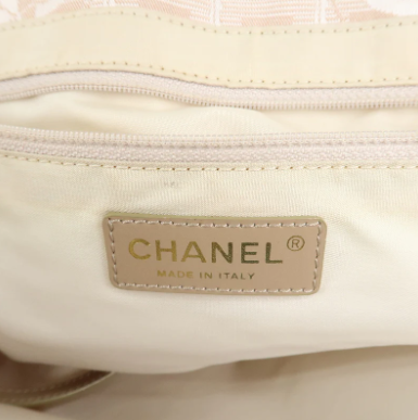 Chanel 淺粉紅冰格 Tote Bag
