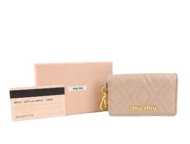 Miu Miu 羊皮卡片散銀包(有盒有卡)