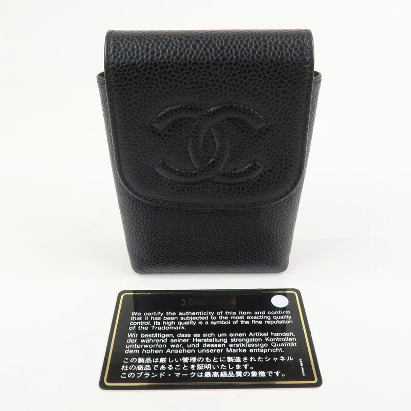 Chanel Coco Mark Caviarskin Cigarette Case【Pre-order】