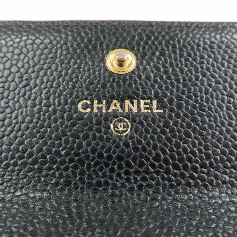 Chanel Coco Mark Matelasse Caviarskin Long Flap Wallet【Pre-order】