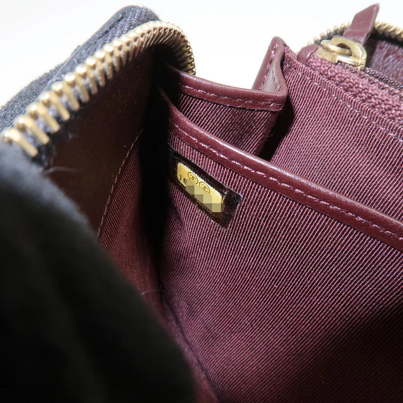 Chanel Coco Mark Matelasse Classic Round Zippy Wallet【Pre-order】