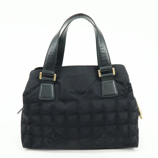 Chanel New Travel Line Nylon Jacquard Leather Hand Bag【Pre-order】