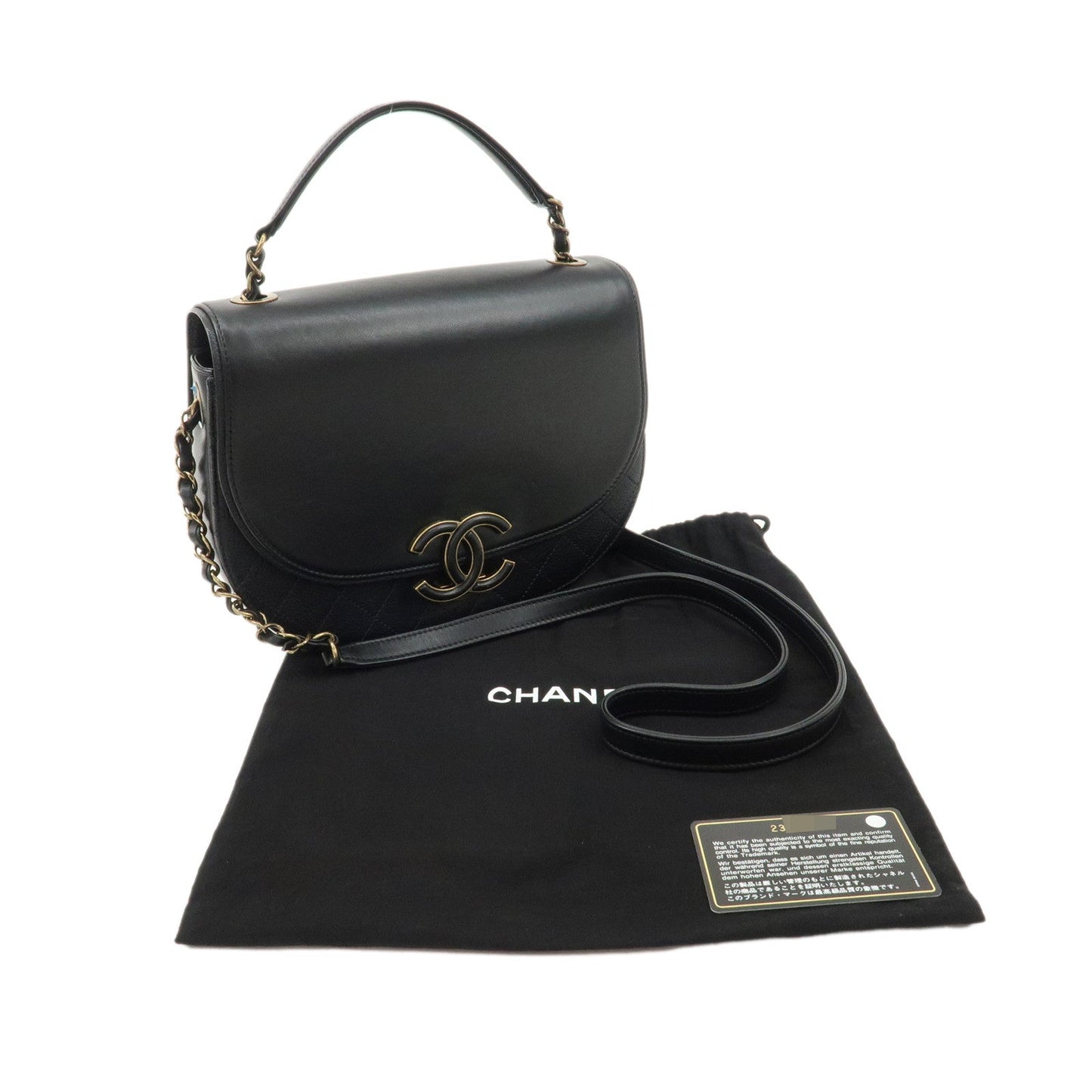 Chanel Matelasse Lamb Skin 2 Way Bag Hand Bag Shoulder Bag【Pre-order】