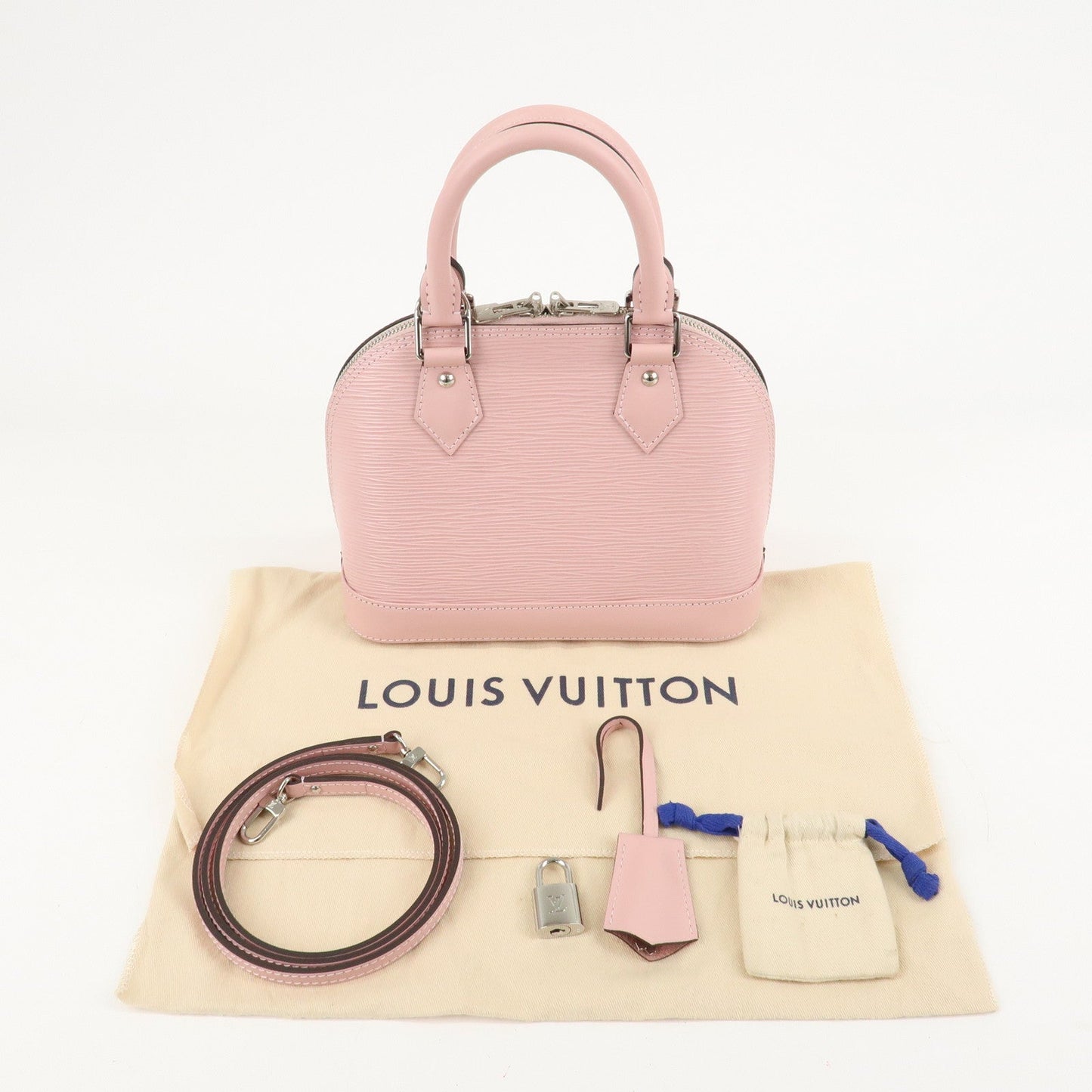 Louis Vuitton Epi Alma BB 2Way Hand Bag Rose Ballerine M41327【Pre-order】