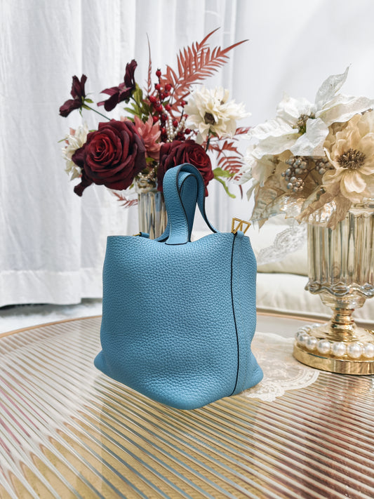 Hermes Picotin 18 北方藍