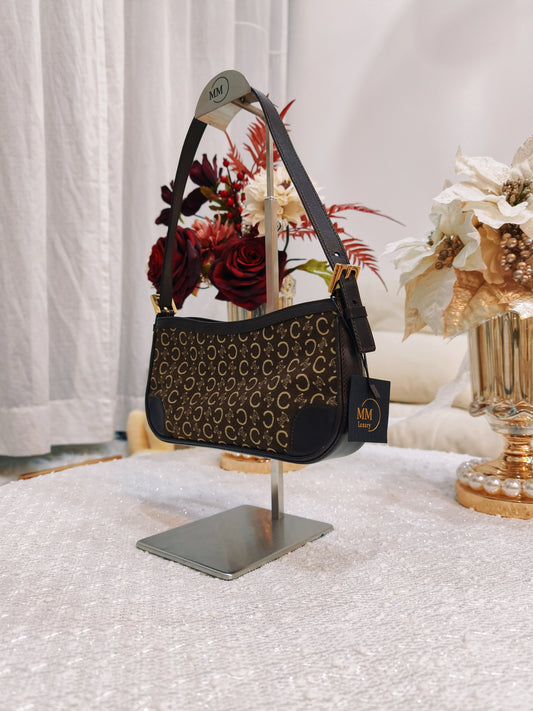 Celine 布面腋下袋 Shoulder Bag